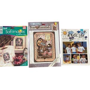 Vtg LOT of TRANSFERS Iron-On Unused Christmas DAISY KINGDOM, TULIP 80'S 90'S..